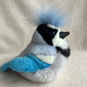 Wild Republic Audubon Plush Blue Jay Plush Bird with Realistic Working Sound